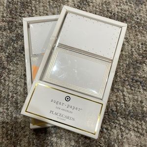 ✨5/$10✨ Sugar Paper place cards